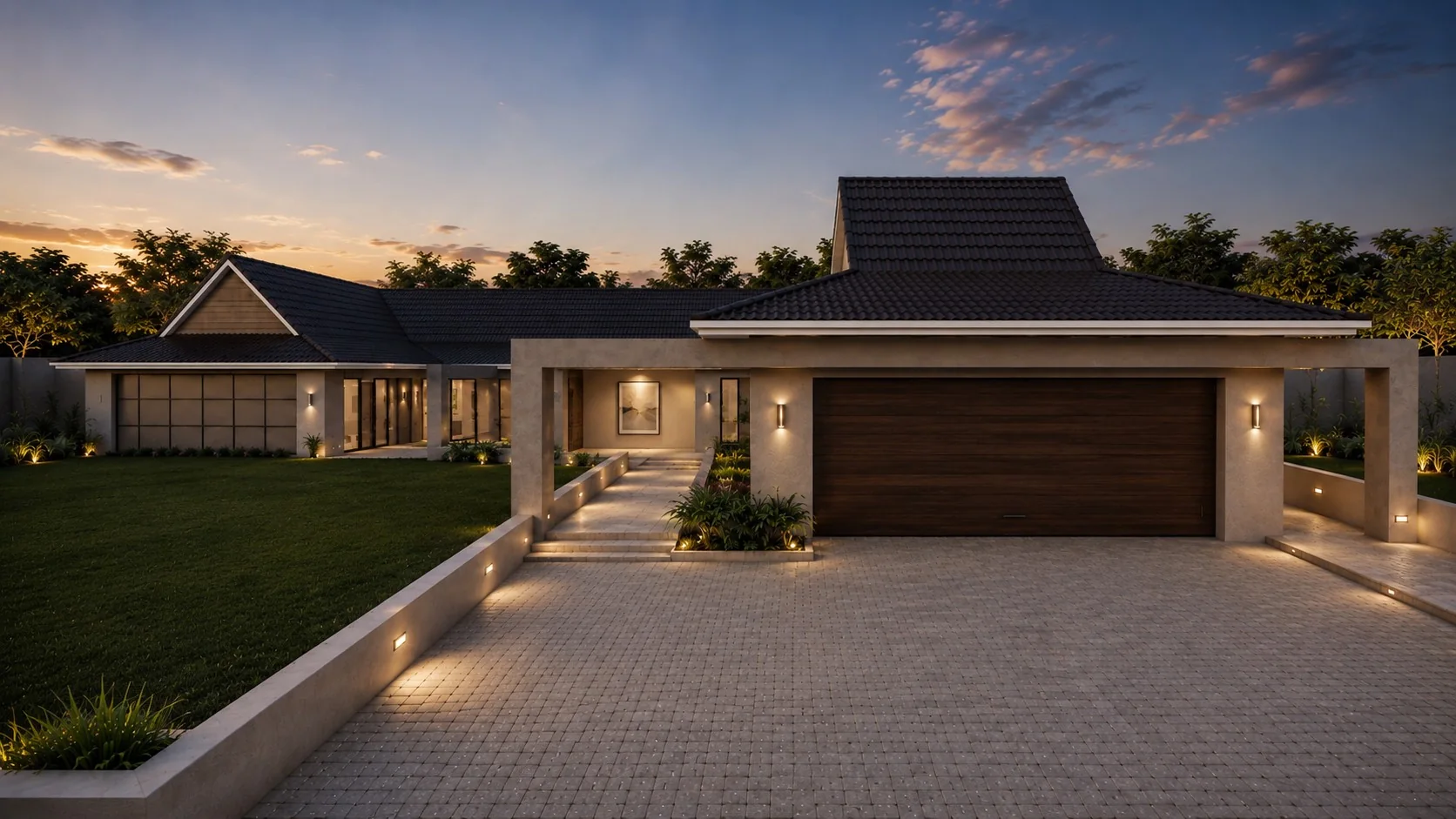 Exterior residential visualisation