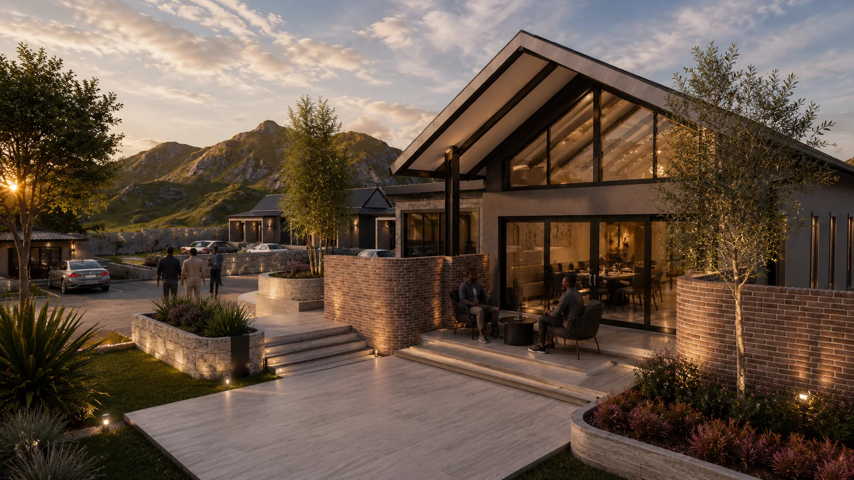 Contemporary residence visualisation